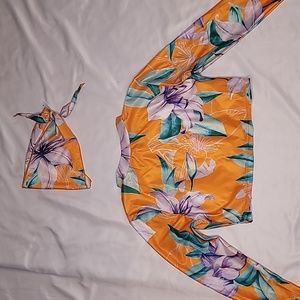 Swim Top And head band